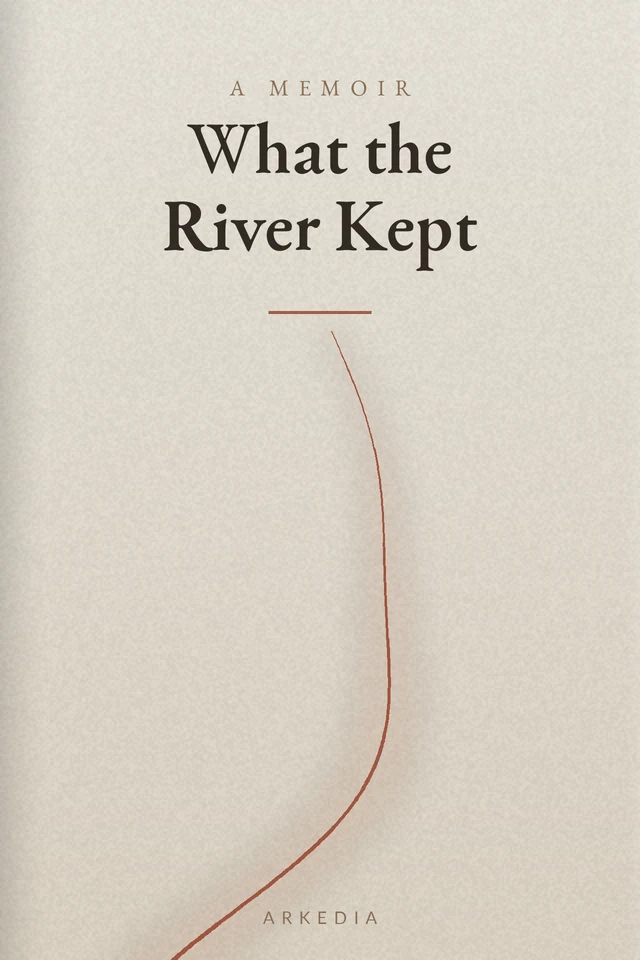 Original memoir book cover concept designed by Arkedia Publishers