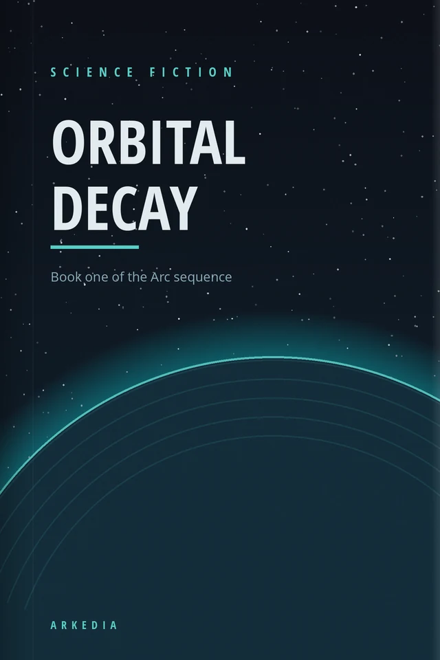 Original science fiction book cover concept designed by Arkedia Publishers