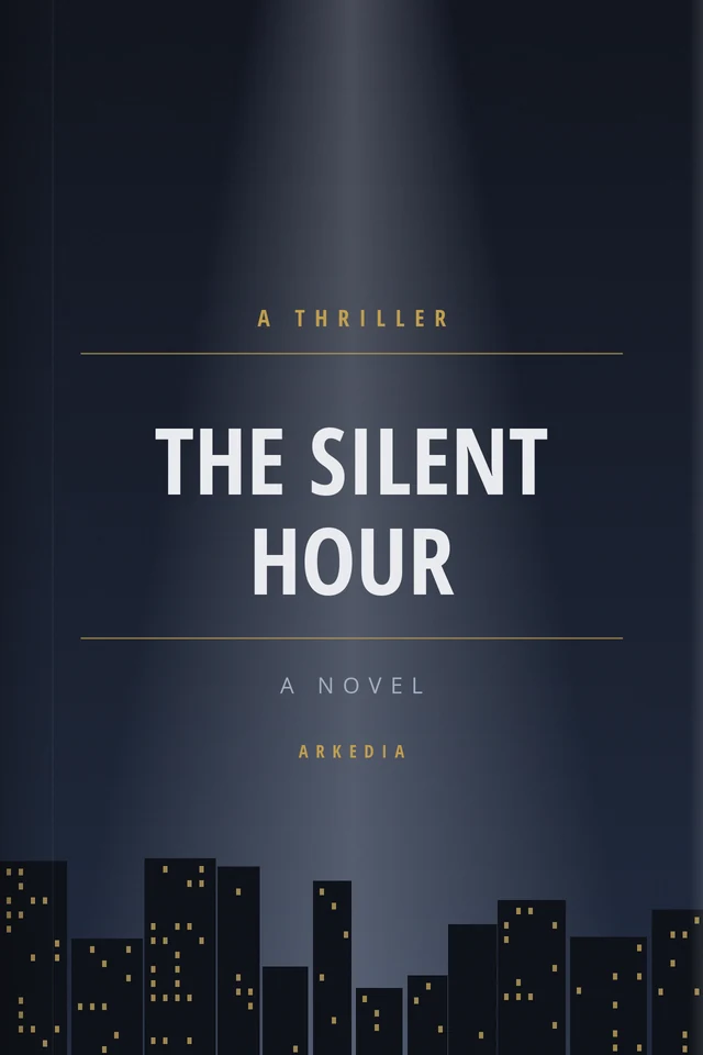Original thriller book cover concept designed by Arkedia Publishers